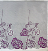 OEM ODM Custom High Quality New Design Purple Embroidery Lace