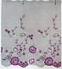 OEM ODM Custom High Quality New Design Purple Embroidery Lace