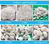  Hot Sell Garden Best Natural White Pebble Stone for Sell White Marble Gravel Pebbles Size 0.3-05/ 04-06/0.6-0.9/9-12/12-15/15-20/20-30/30-50/50-80